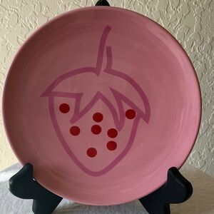Tag: Pink Strawberry Design Plate